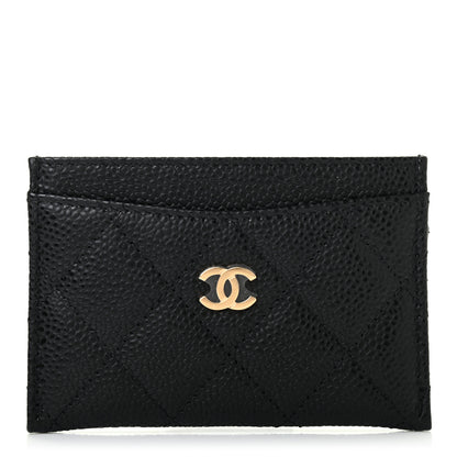 Chanel Caviar Quilted Card Holder Black 1 of 7
