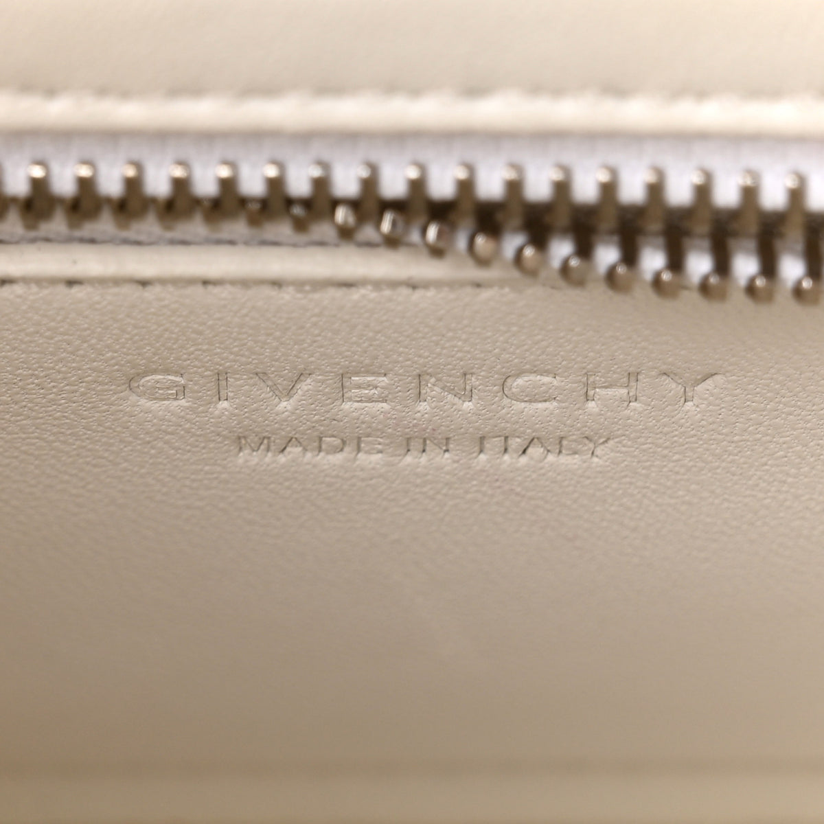 Snakeskin Mini Horizon Satchel White