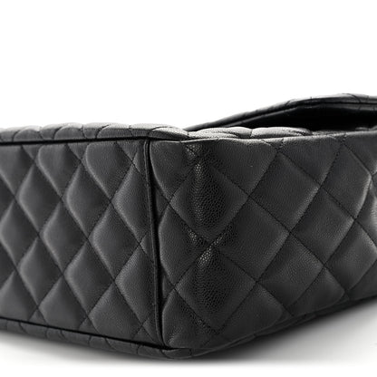 Chanel Caviar Quilted XXL Travel Flap Bag Black 10 of 10