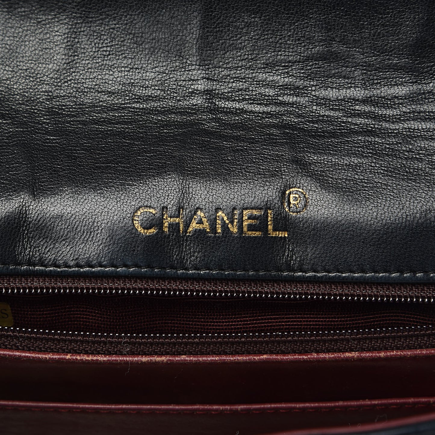 Lambskin Quilted Small Single Flap Black