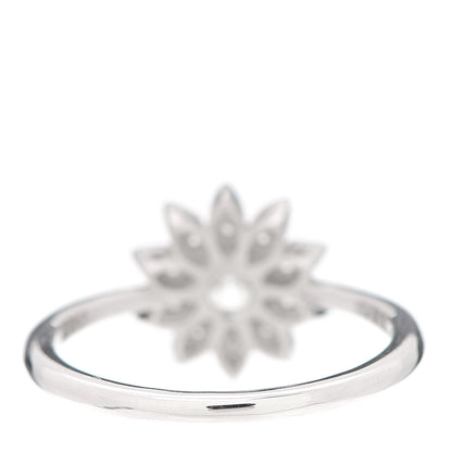 Tiffany Platinum Diamond Enchant Garden Flower Ring 48 4.5 4 of 6