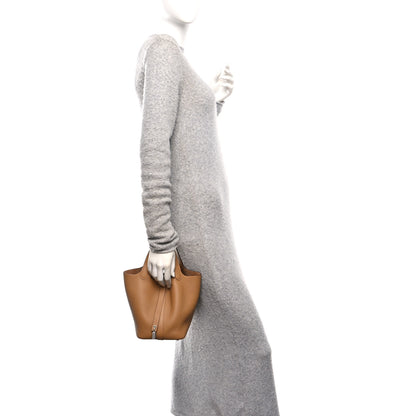 Hermes Taurillon Clemence Picotin Lock 18 PM Biscuit 2 of 12