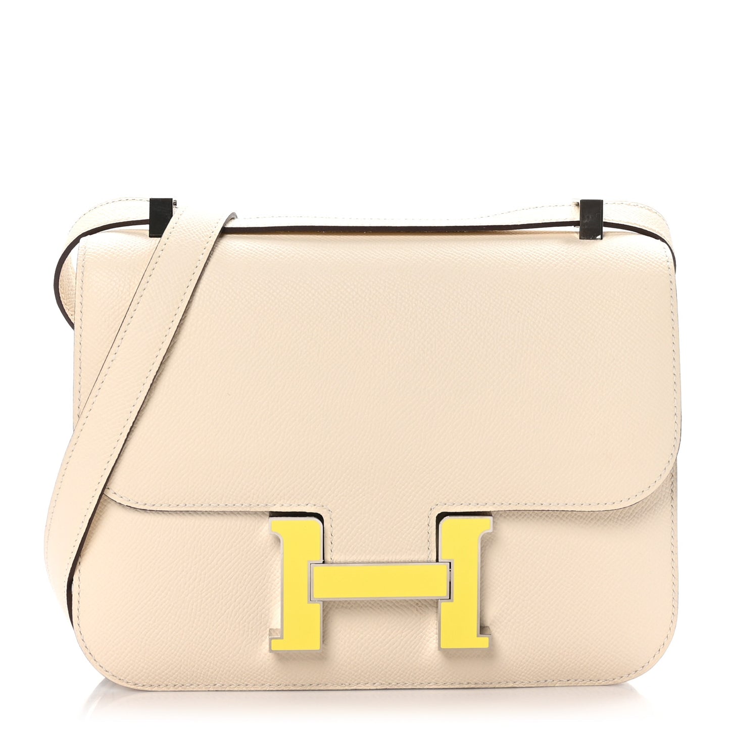 Epsom Enamel Constance 1-24 Nata Jaune Citron