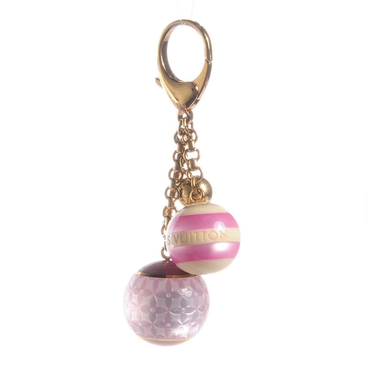 Mini Lin Croisette Bag Charm Violet