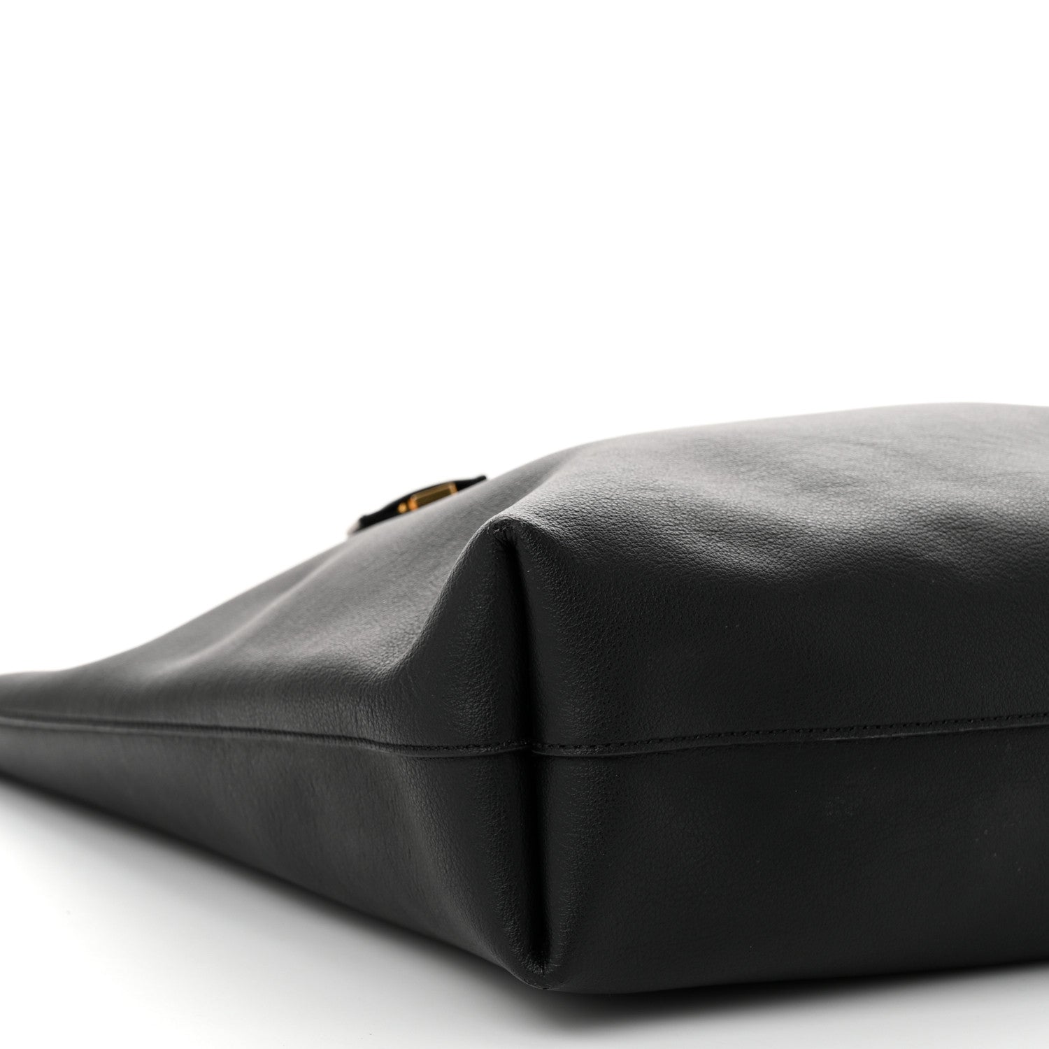 Saint Laurent Calfskin Medium Shopping Tote Black 10 of 15