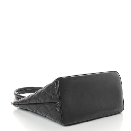 Chanel Caviar Quilted Medallion Tote Black 4 of 11