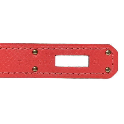 Hermes Epsom Kelly Cut Clutch Pochette Rose Jaipur 7 of 8
