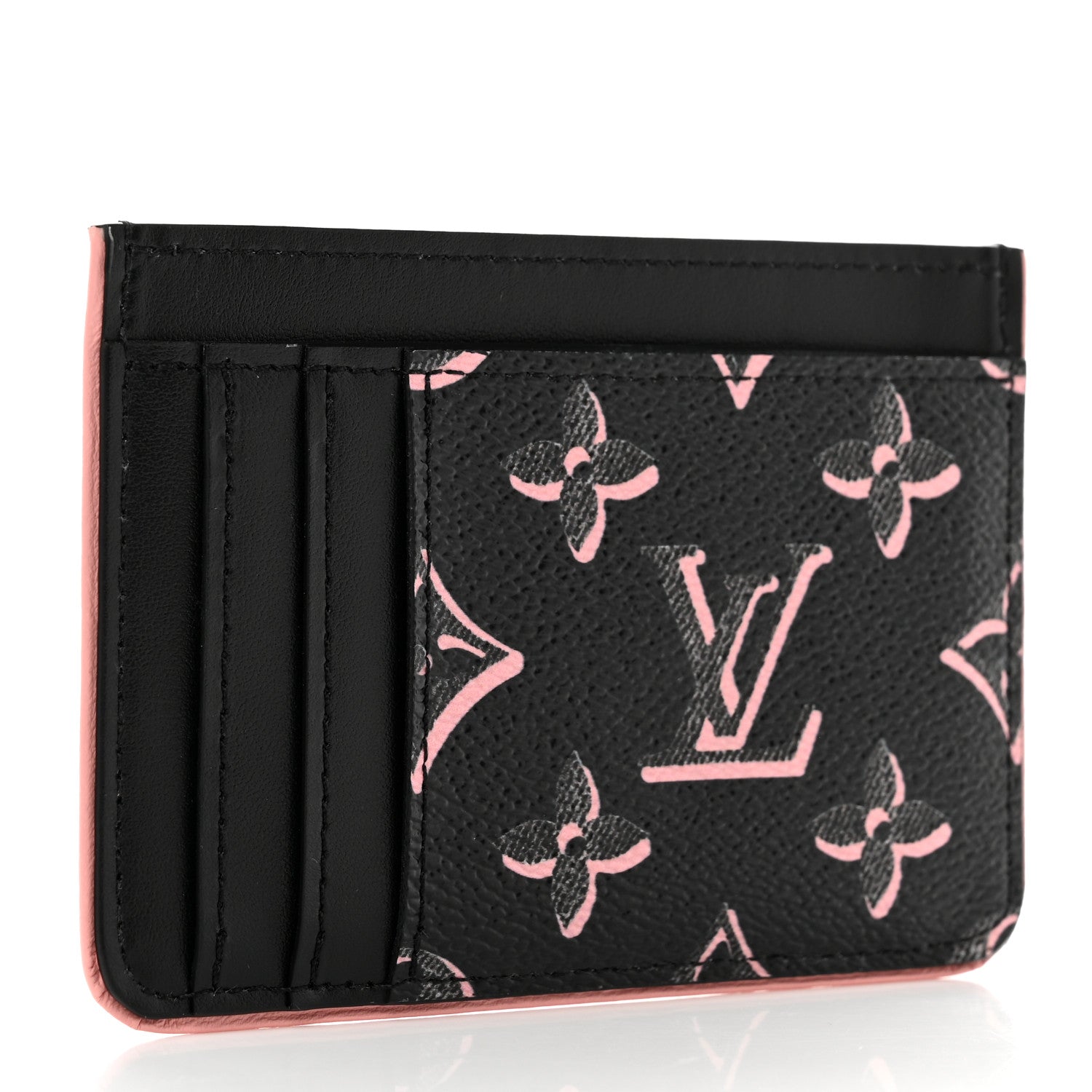 Louis Vuitton Monogram Fall for You LV Side-Up Card Holder Black 3 of 7