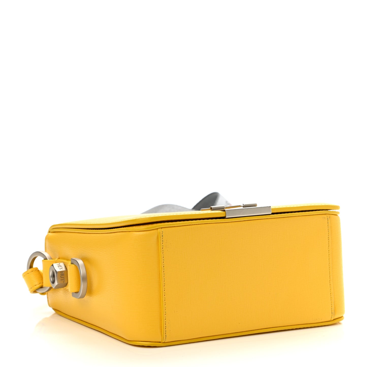 Saffiano Binder Flap Bag Yellow