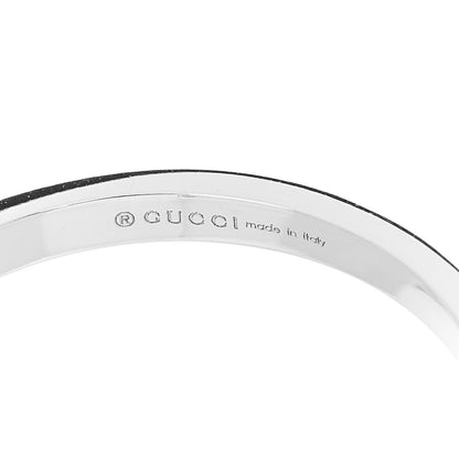 Gucci 18K White Gold Running G Ring 56 7.5 4 of 7