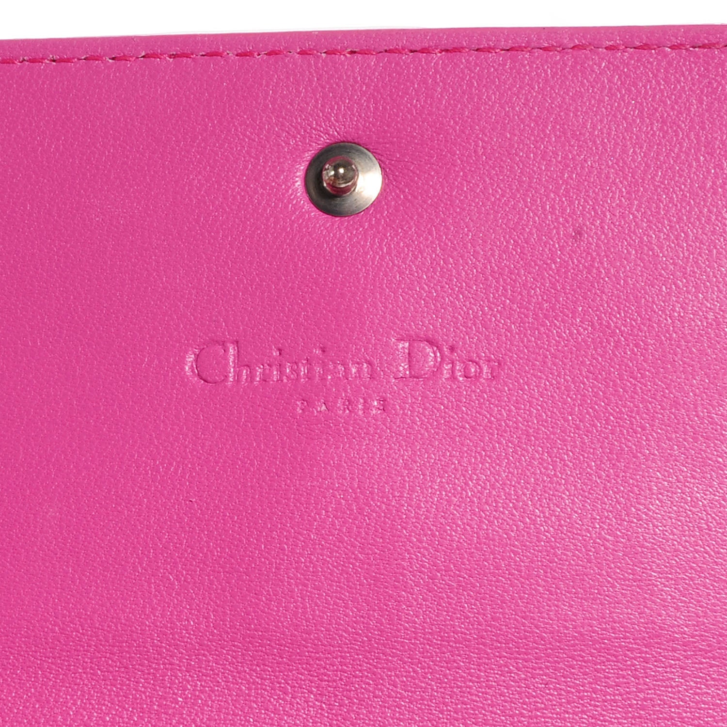 Christian Dior Patent Ultimate Rendez-Vous Convertible Wallet Fuchsia 6 of 8