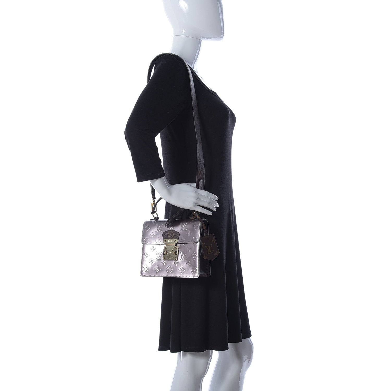 Louis Vuitton Vernis Epi Monogram Spring Street Bitume Metallise 2 of 12