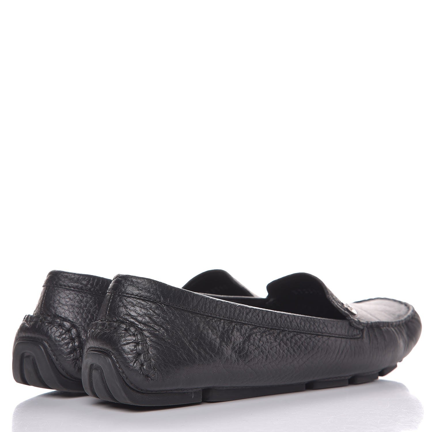 Gucci Cellarius Soft Interlocking G Driver Loafers 38.5 Black 4 of 13