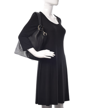 Gucci Pebbled Calfskin Large Soho Hobo Black 2 of 14