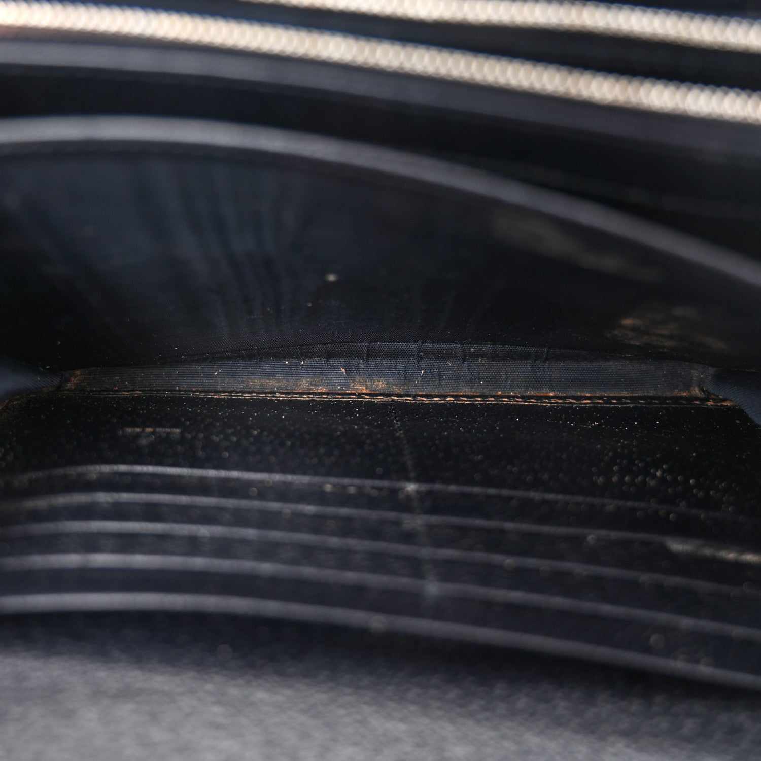 Gucci GG Supreme Monogram Textured Dollar Calfskin Mini Dionysus Chain Wallet Beige Blue 7 of 16