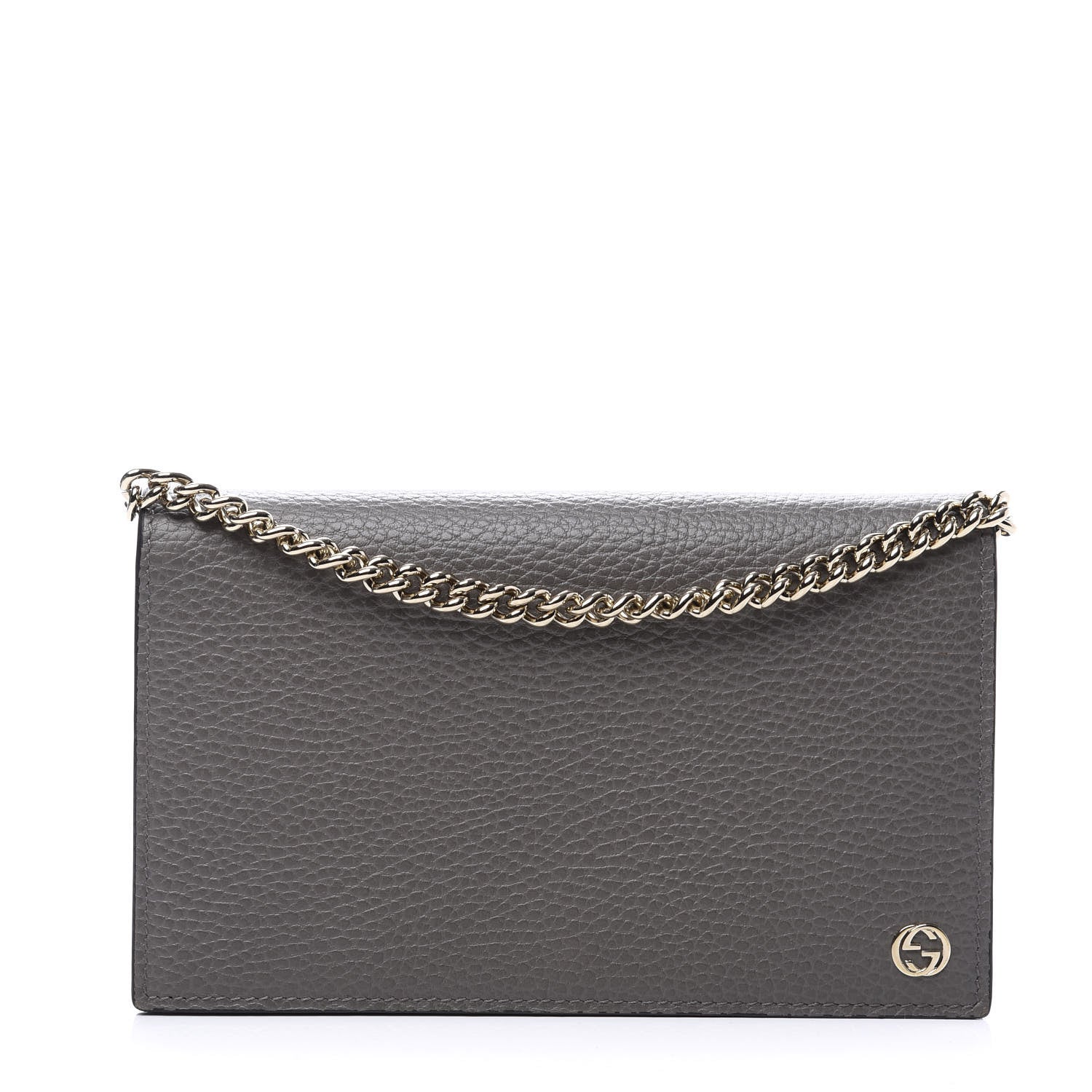 Gucci Dollar Calfskin Medium Betty Chain Wallet Loess 1 of 9