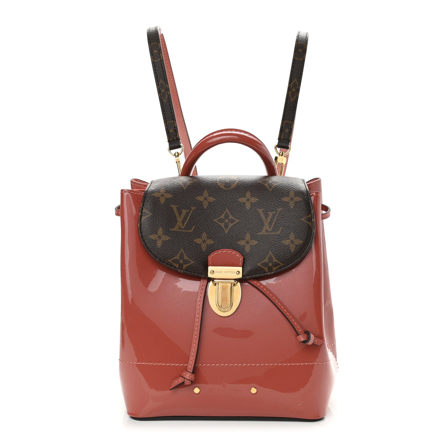 Patent Monogram Hot Springs Backpack Vieux Rose