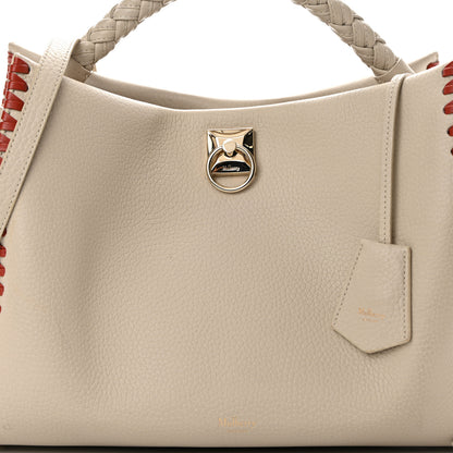 Mulberry Heavy Grain Braided Edge Iris Tote Chalk 8 of 16