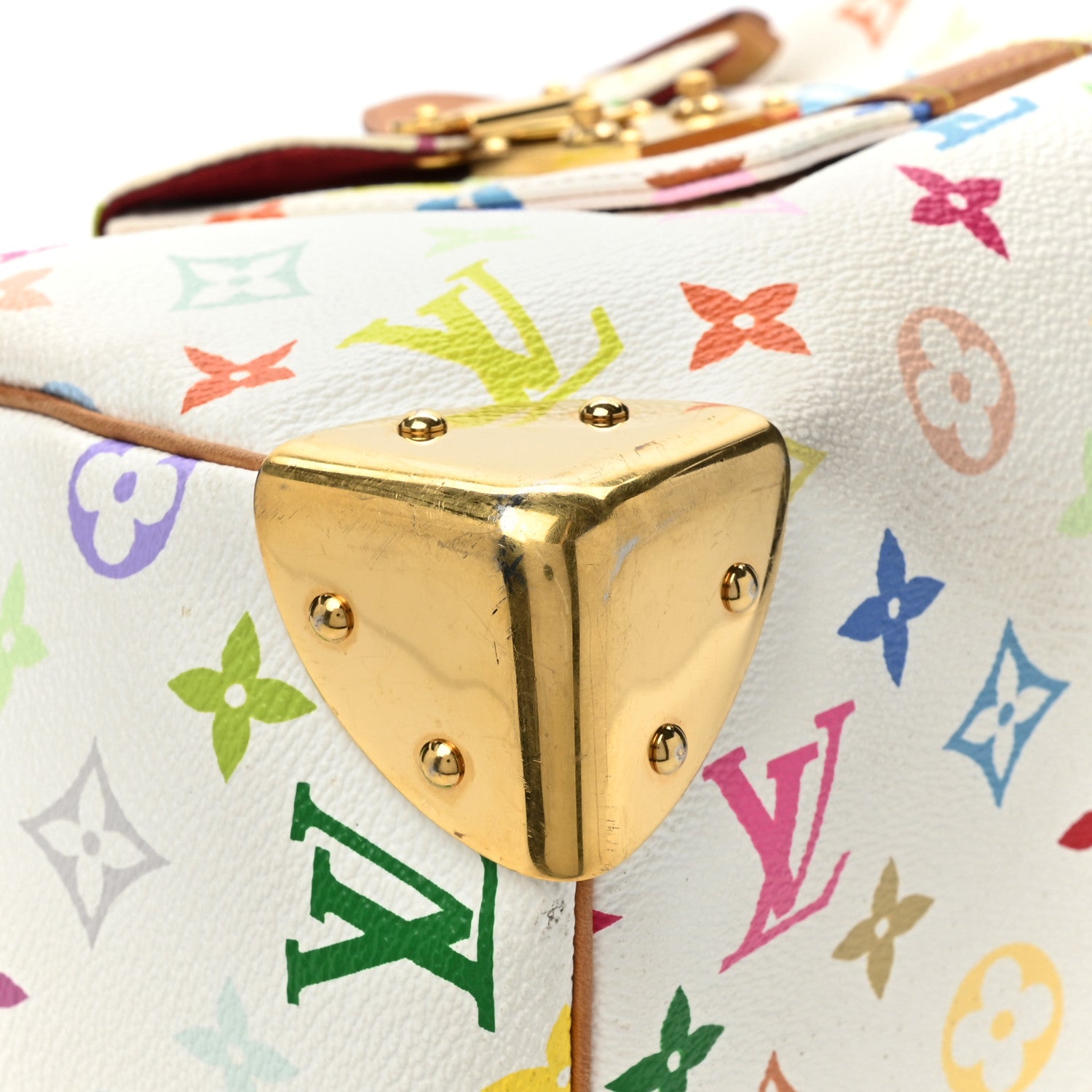 Louis Vuitton Monogram Multicolor Speedy 30 White 12 of 21