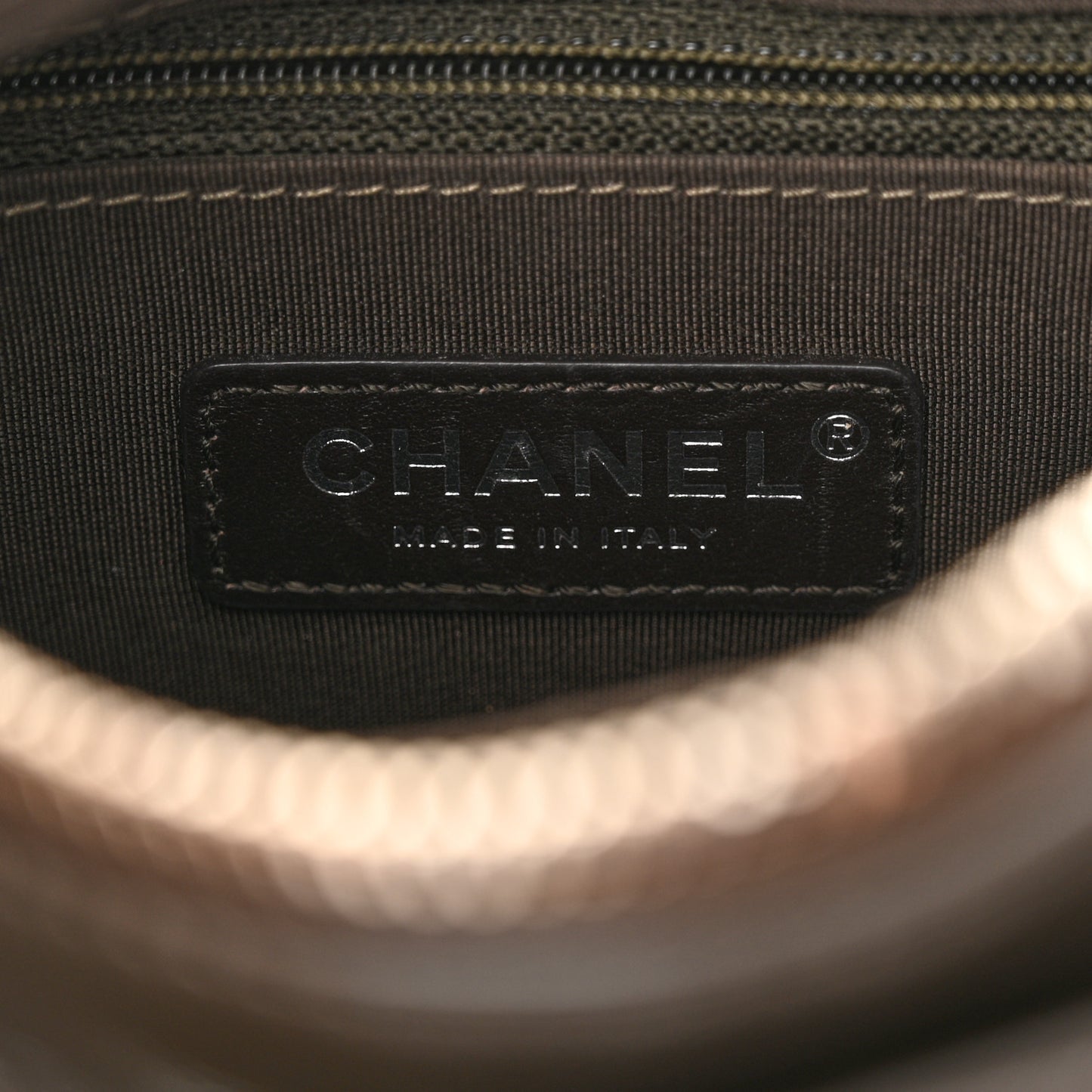Tweed Calfskin Small Gabrielle Hobo Brown