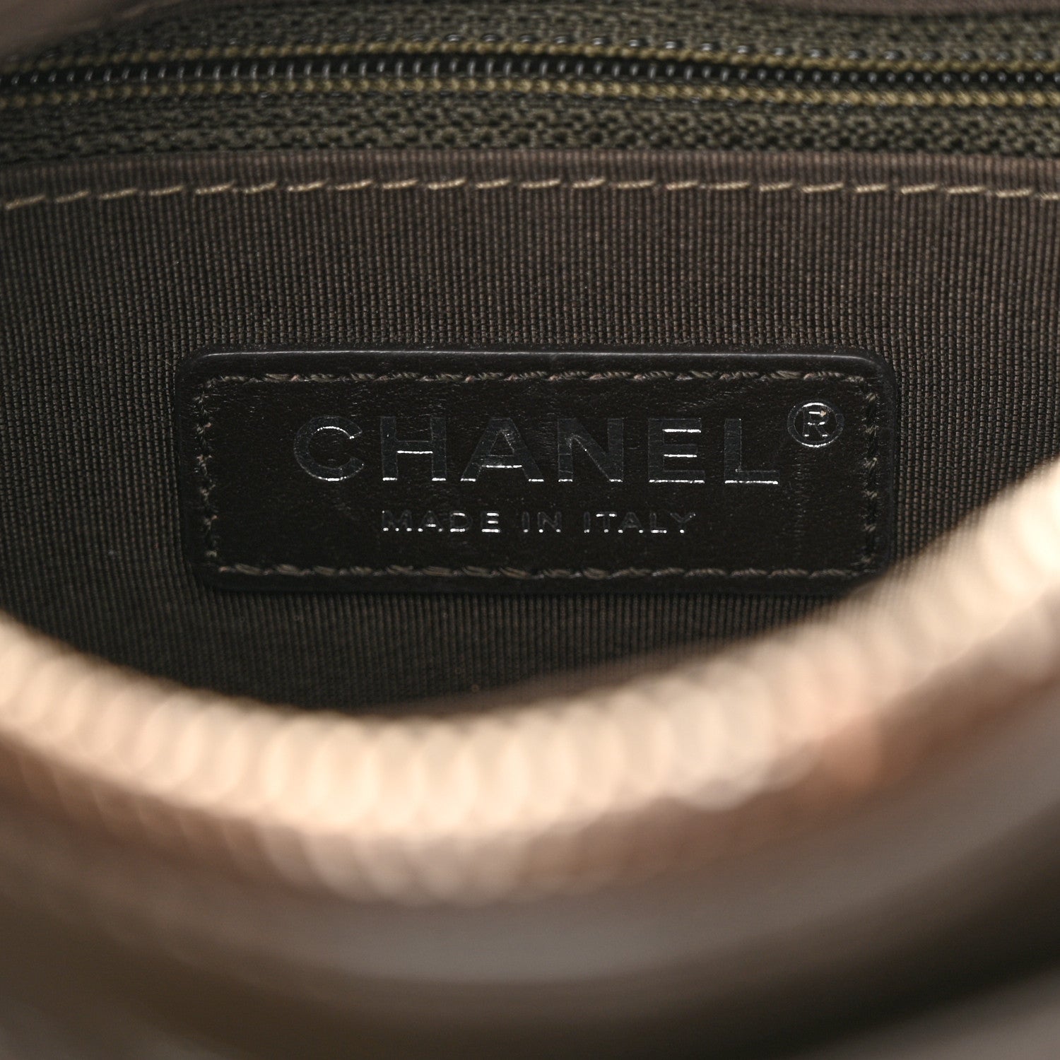Chanel Tweed Calfskin Small Gabrielle Hobo Brown 6 of 10