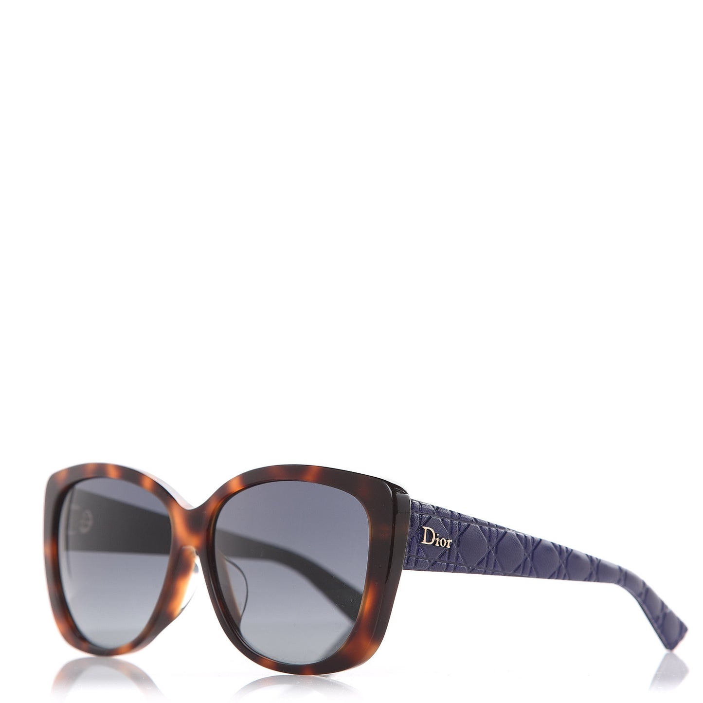 Cannage Dior Lady 2R Sunglasses Havana Blue