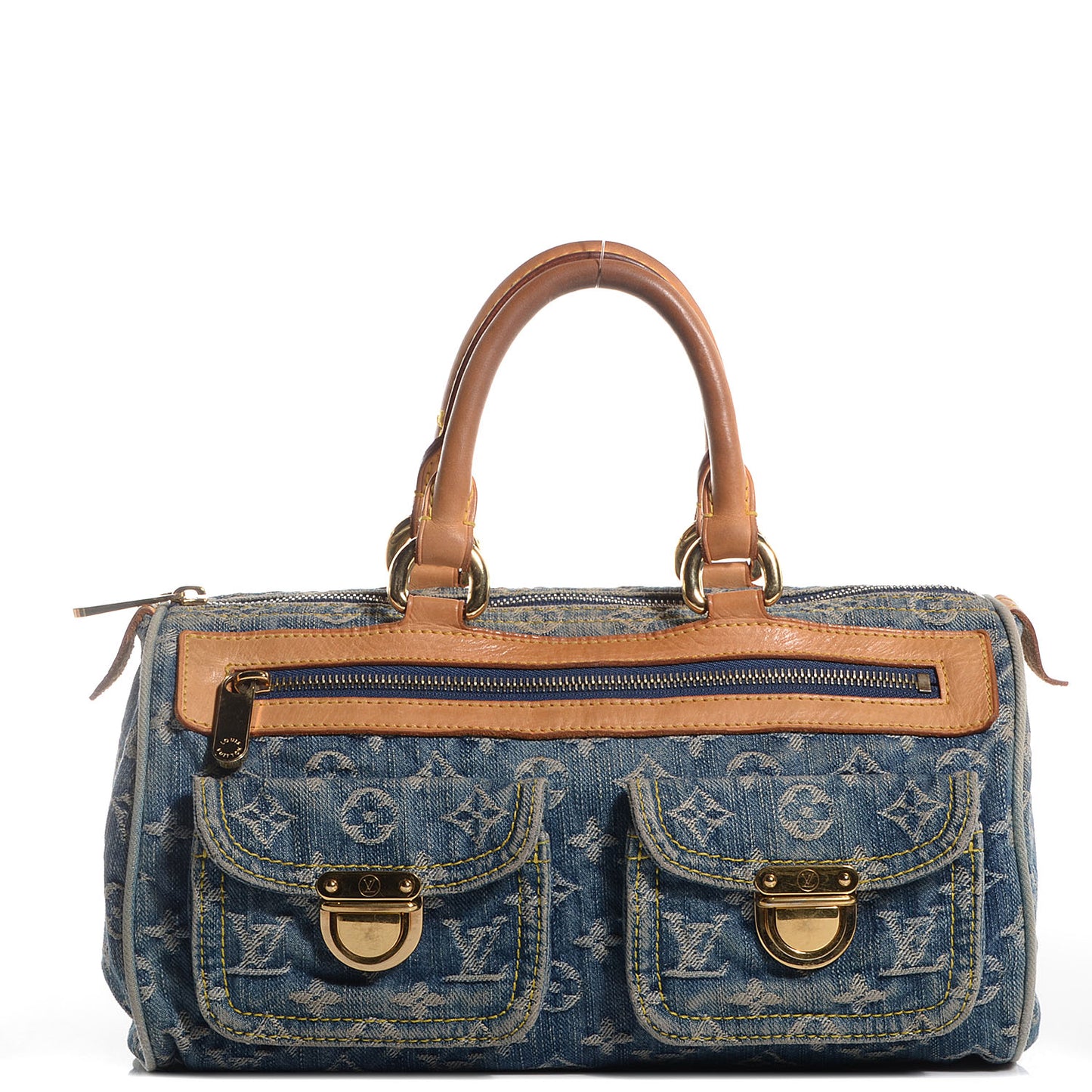 Monogram Denim Neo Speedy Blue