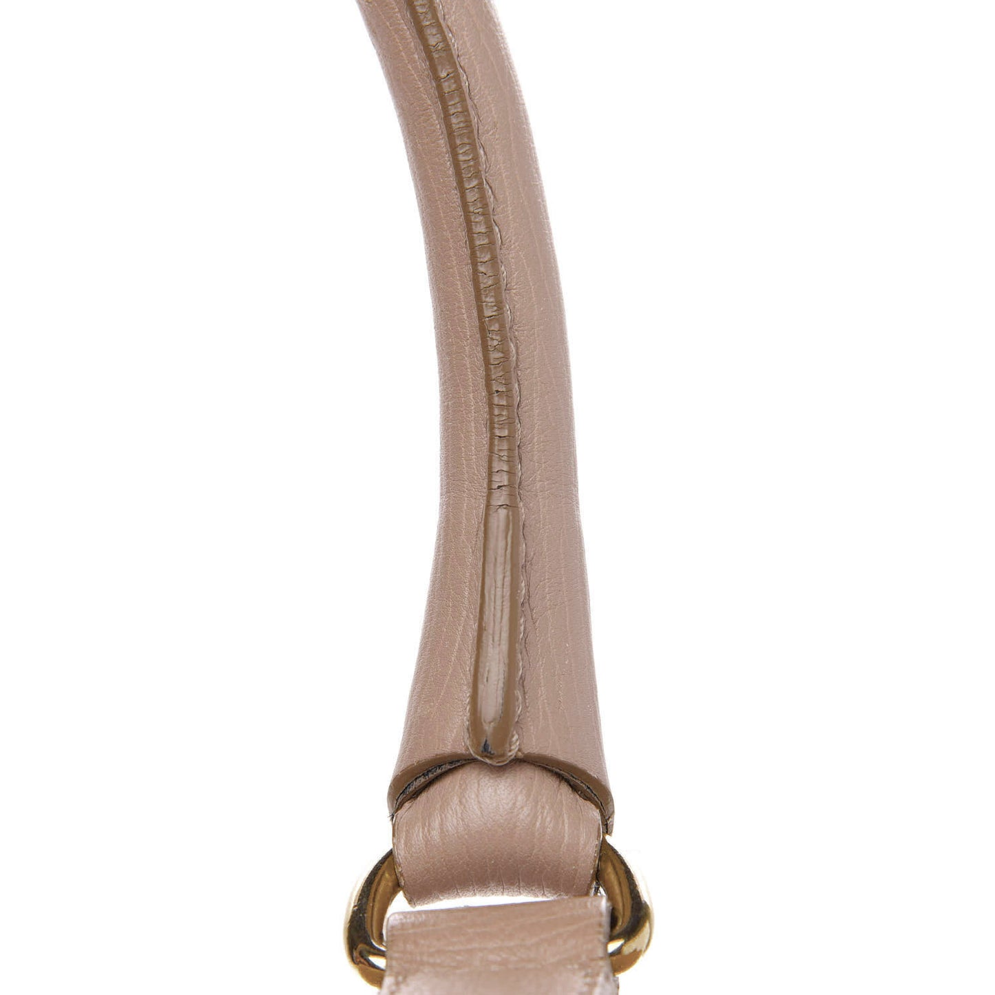 Textured Calfskin Large Pandora Beige
