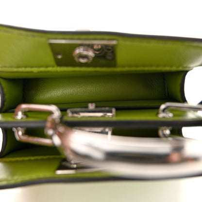 Fendi Shiny Nappa Nano Peekaboo Maxi Handle Satchel Wasabi 5 of 9