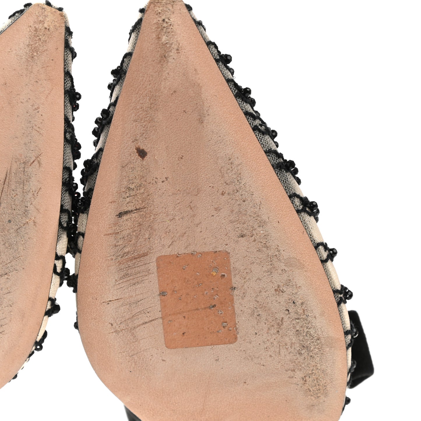 Mesh Strass Sweet D Sling-Back Pumps 39.5 Black