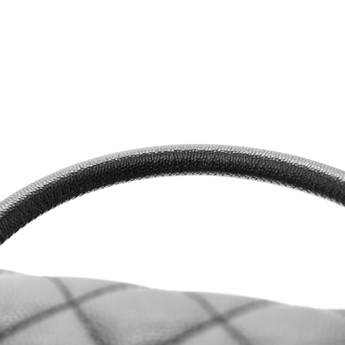 Caviar Quilted Small Coco Handle Flap Black