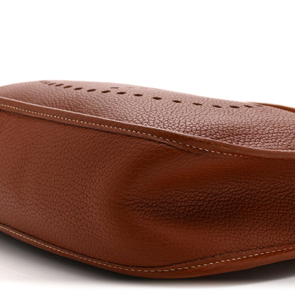 Hermes Taurillon Clemence Evelyne GM Noisette 10 of 11