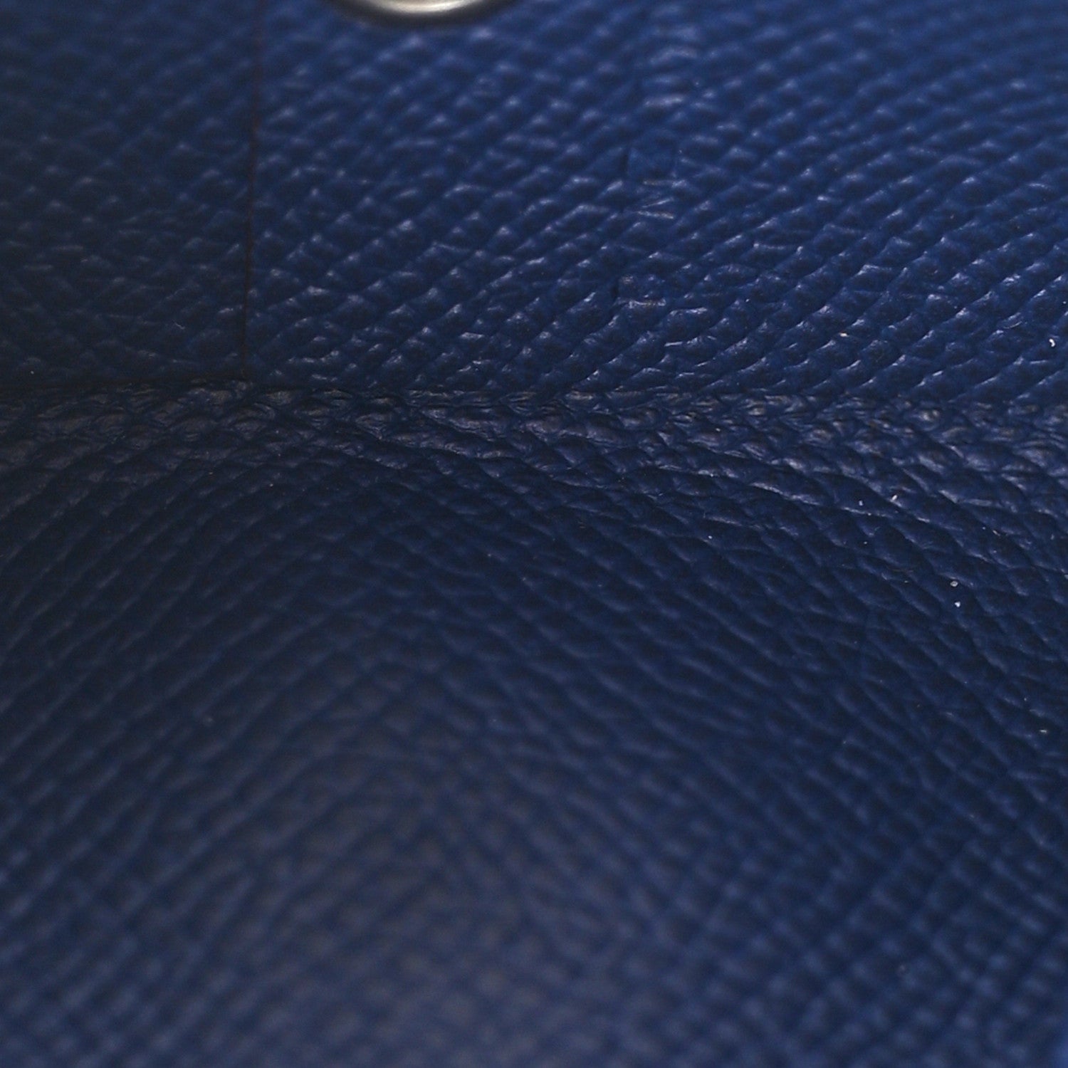 Hermes Epsom Verso Calvi Card Case Jaune Poussin Bleu Saphir 5 of 8
