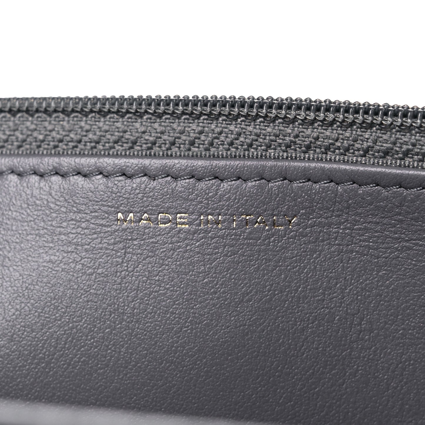 Caviar Quilted French New Wave Chain CC Wallet On Chain WOC Grey