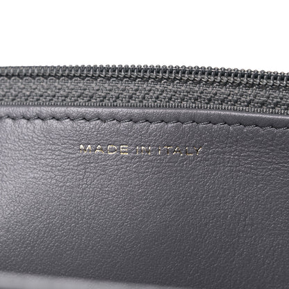 Chanel Caviar Quilted French New Wave Chain CC Wallet On Chain WOC Grey 6 of 11