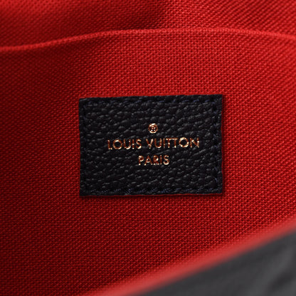 Louis Vuitton Empreinte Pochette Felicie Chain Wallet Marine Rouge 6 of 10