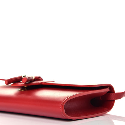 Celine Smooth Calfskin Tassels Wallet On Strap Red 8 of 8