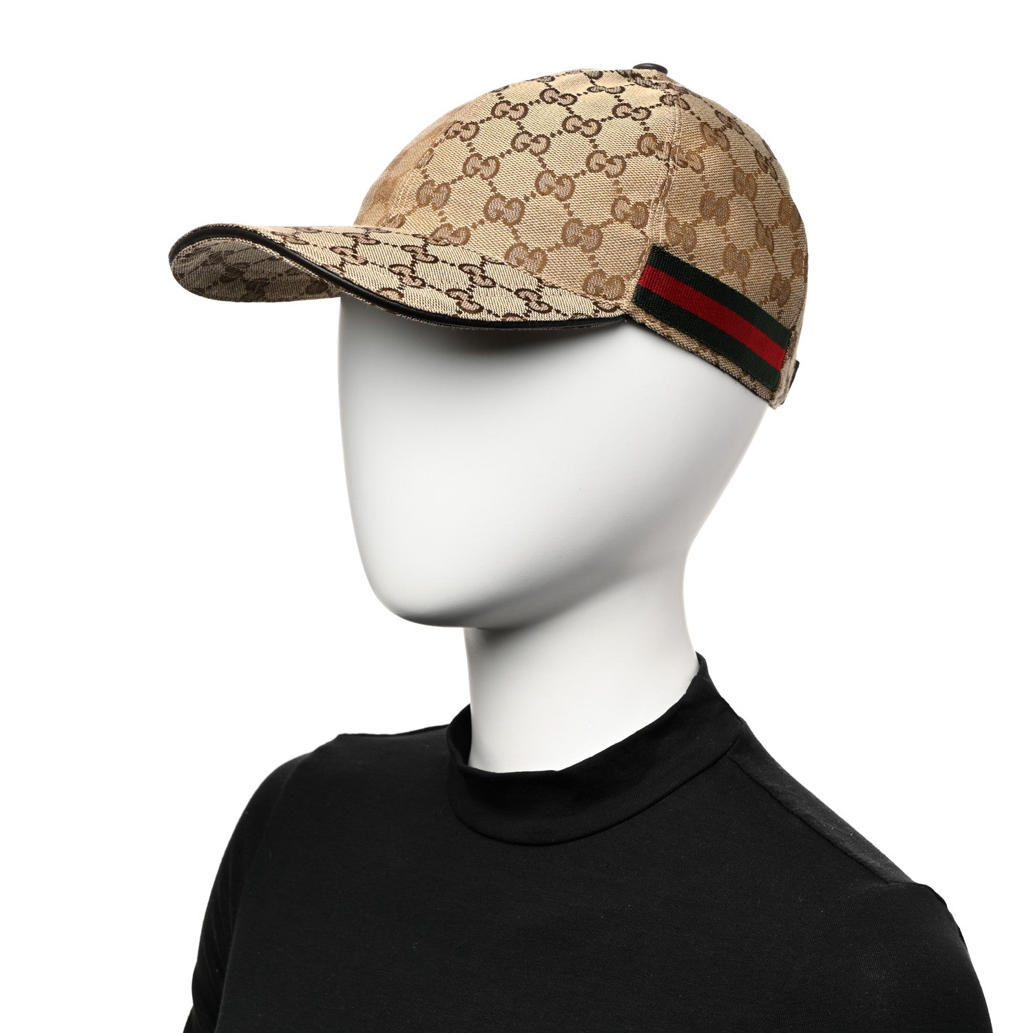 Gucci Monogram Web Baseball Hat S Beige Cocoa 2 of 10