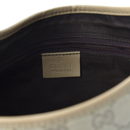 Gucci Monogram Small Jackie O Hobo Beige 7 of 9