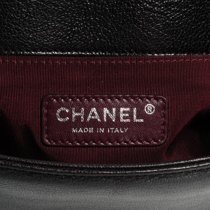 Chanel Calfskin Ombre Faded Quilted Medium Boy Flap Black Grey 6 of 8