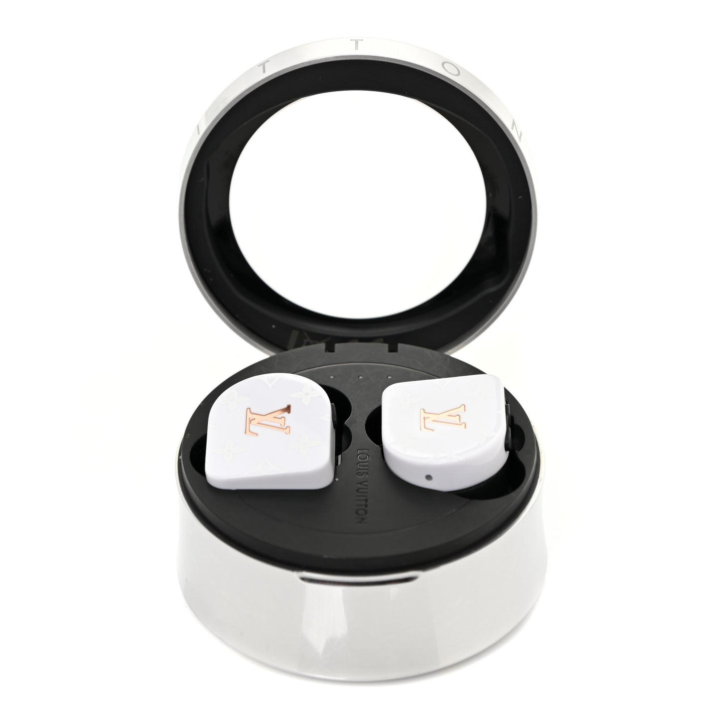 Acetate Monogram Horizon Wireless Earphones White