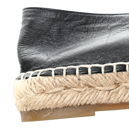 Chanel Lambskin CC Espadrilles 39 Black 11 of 11