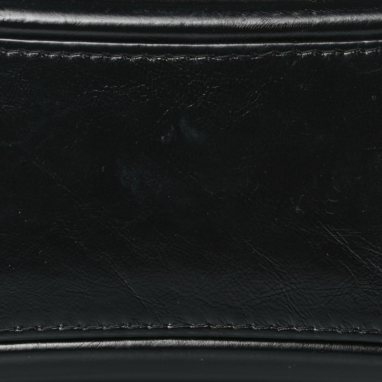 Aged Calfskin Quilted Gabrielle Backpack Black