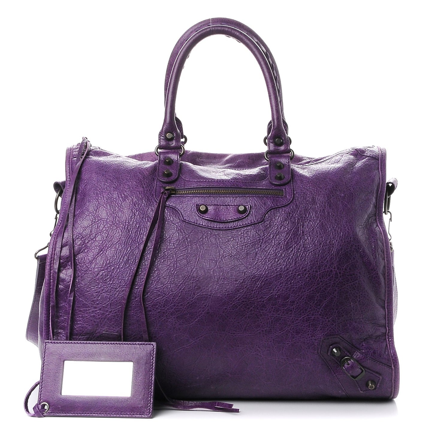 Agneau Classic Hardware Kraft Dark Violet