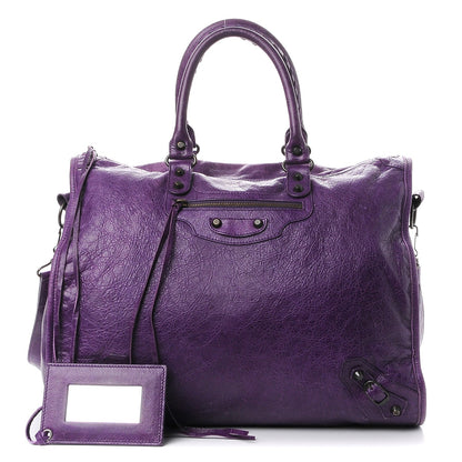 Balenciaga Agneau Classic Hardware Kraft Dark Violet 1 of 13