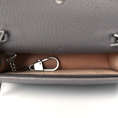 Gucci Dollar Calfskin Crystal Super Mini Dionysus Shoulder Bag Dusty Grey Black Diamond 5 of 10