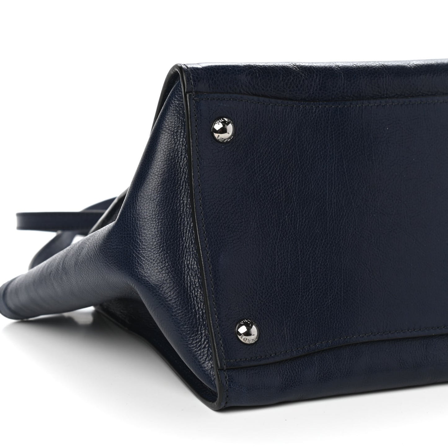 Glace Calf Small Twin Pocket Tote Baltico