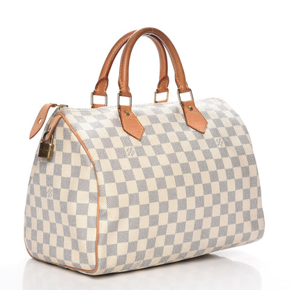 Louis Vuitton Damier Azur Speedy 30 3 of 10
