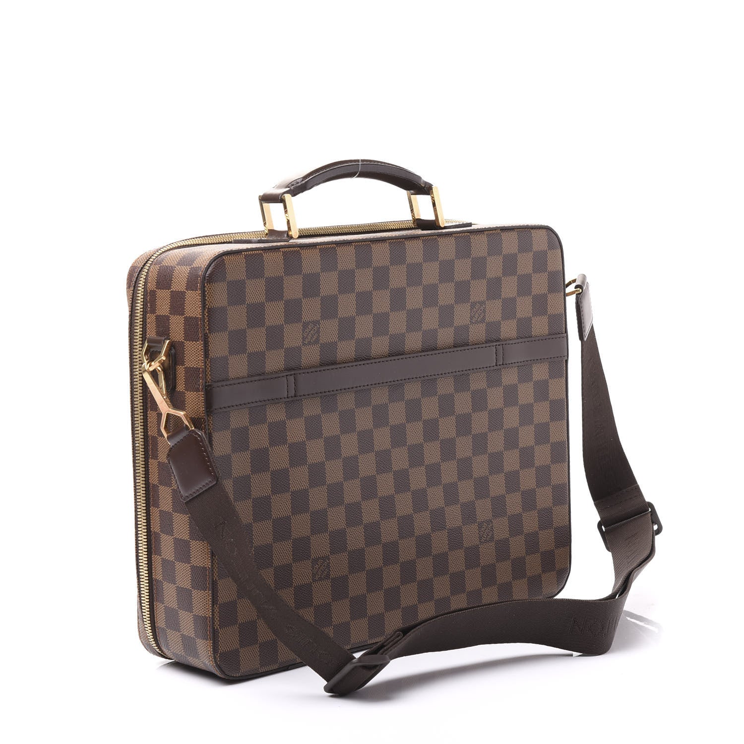 Louis Vuitton Damier Ebene Porte Ordinateur Sabana Computer Case 2 of 8