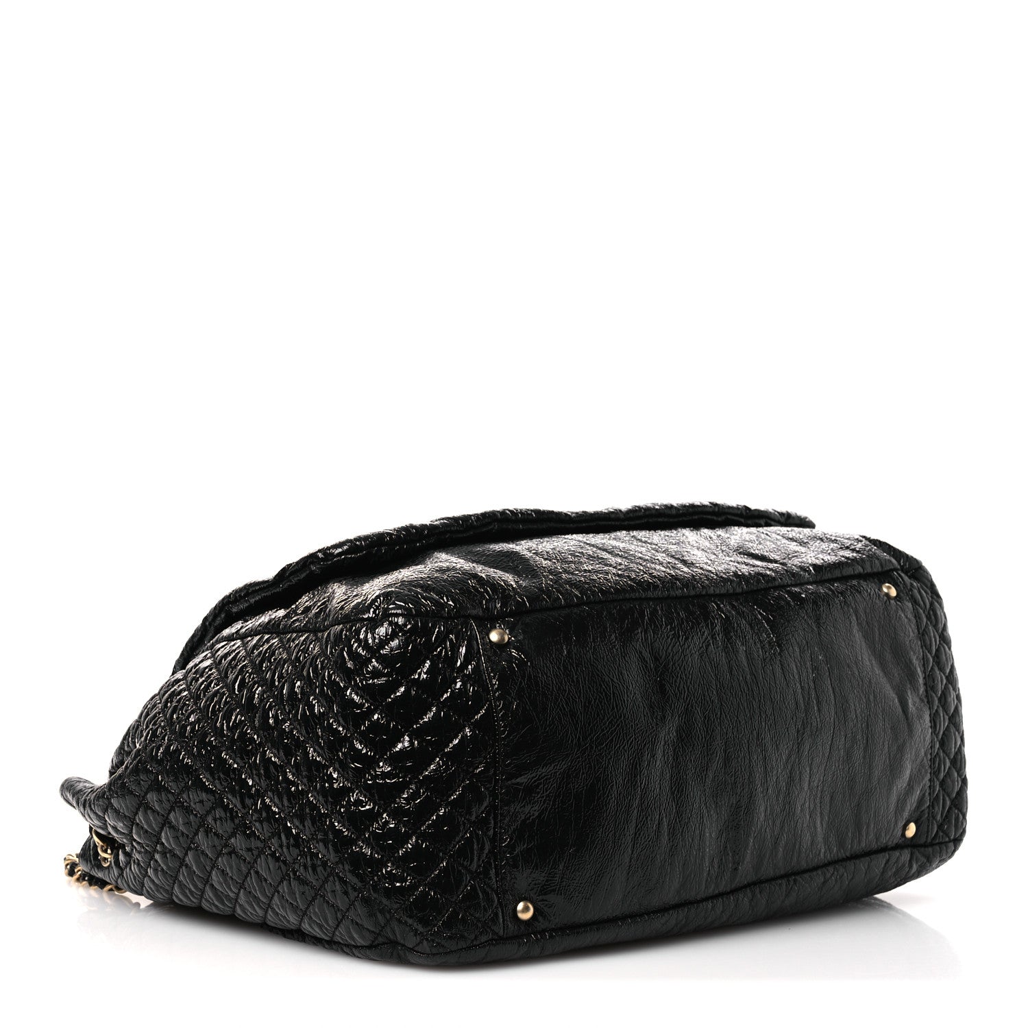Chanel Vinyl XXL Rock and Chain Flap Black 4 of 15